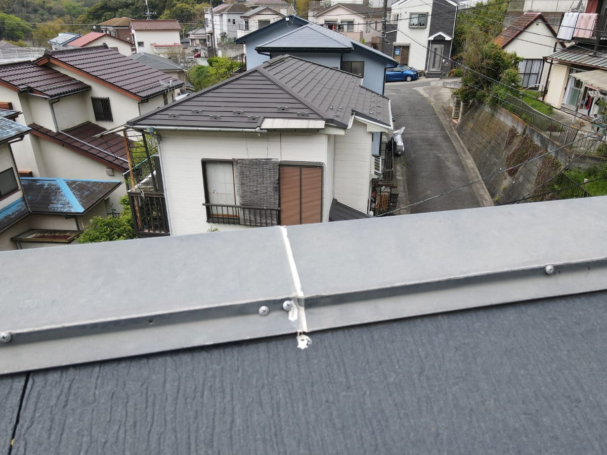 屋根 棟板金 現状