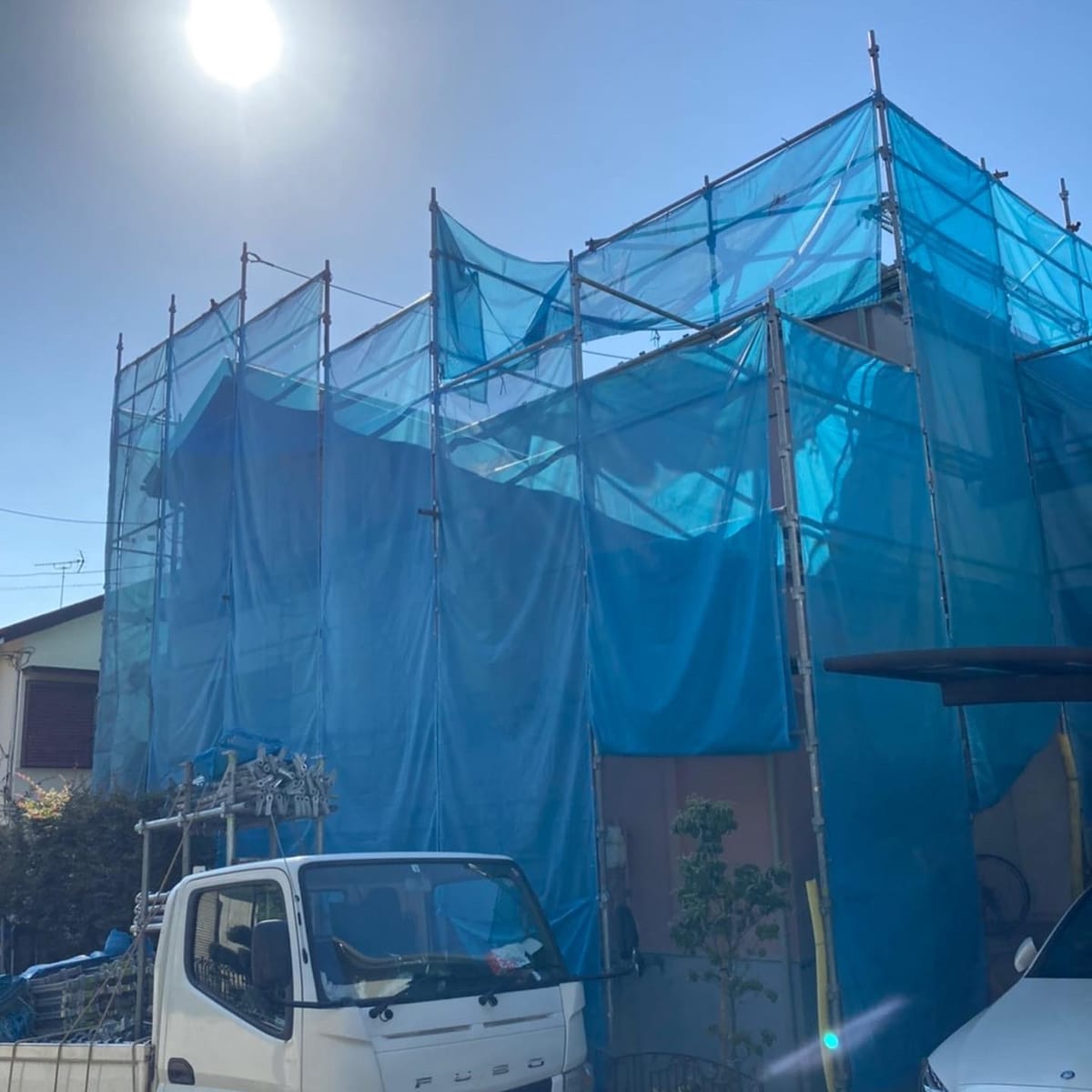 足場 架設後