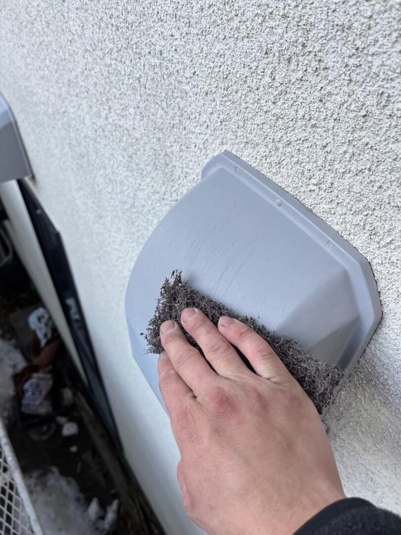 付帯部 換気フード ケレン中