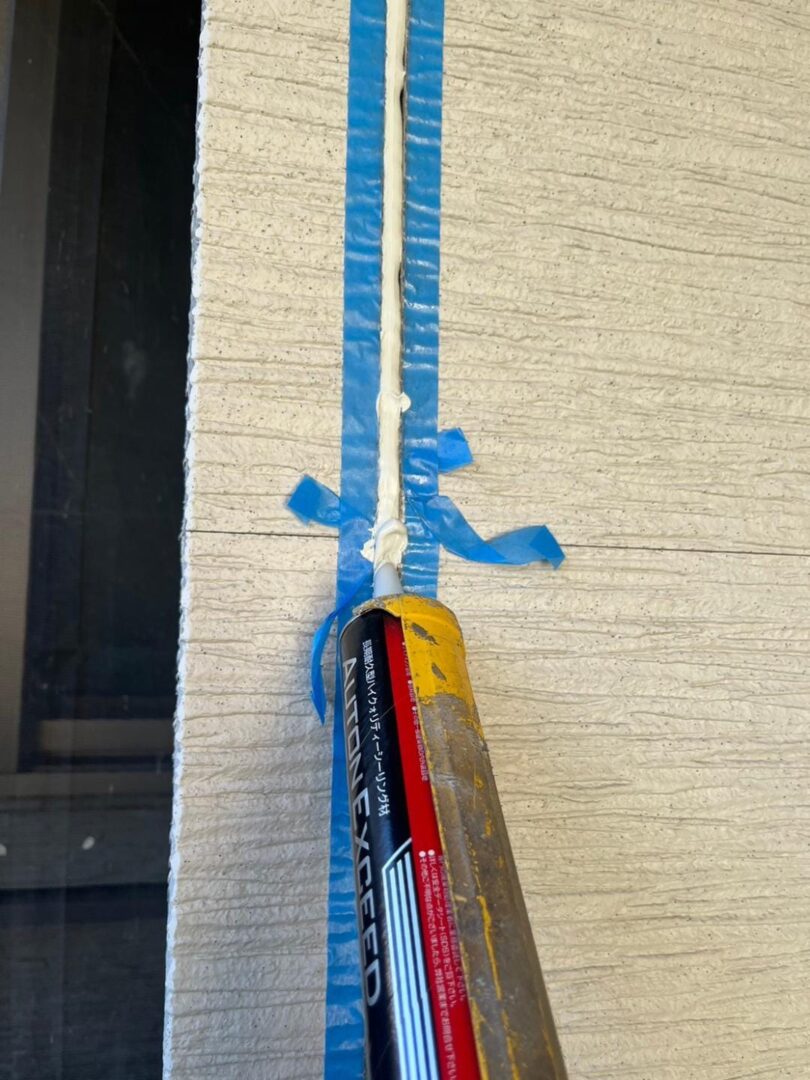 シーリング打ち替え 充填中