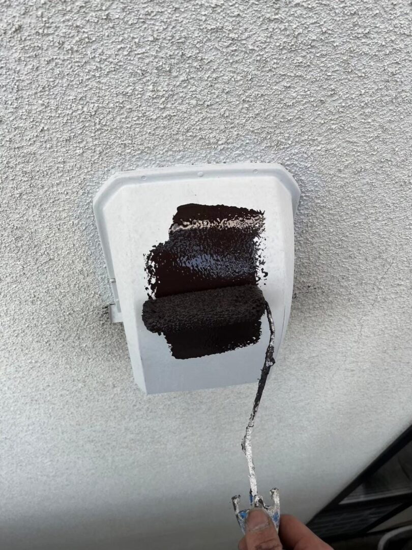 付帯部 換気フード 中塗り中