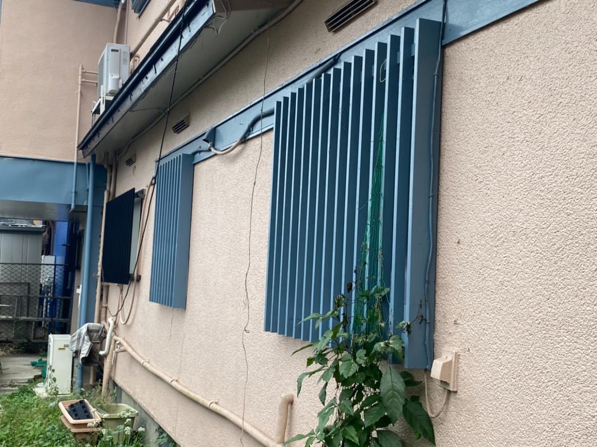 外壁 下塗り前