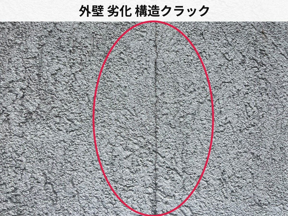 外壁 劣化 構造クラック